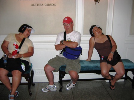 resting at American Adventure