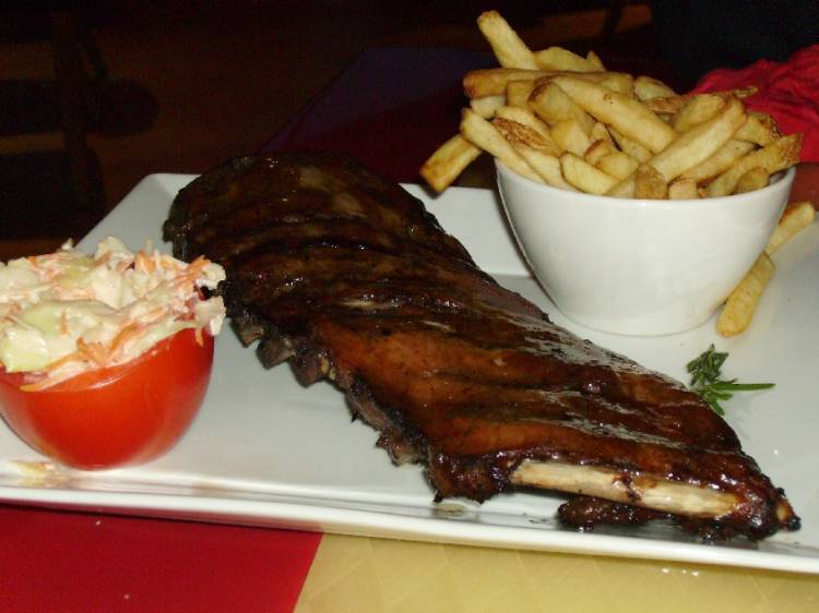 Ribs at Cafe Mickey