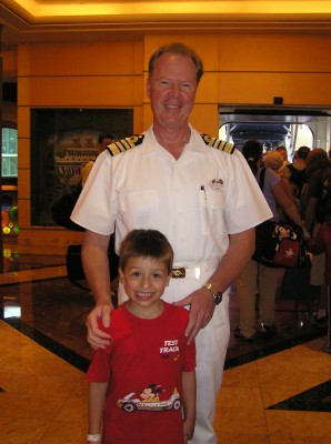 Robert with Captain