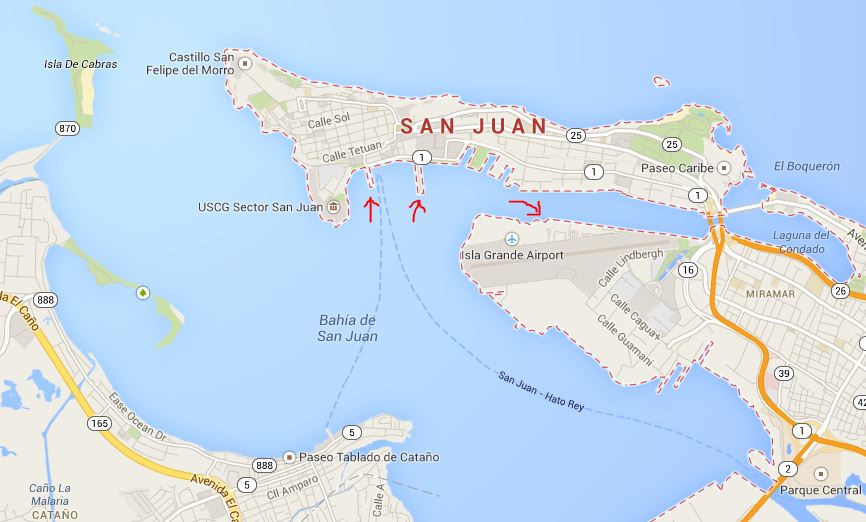 San Juan PR Port Area