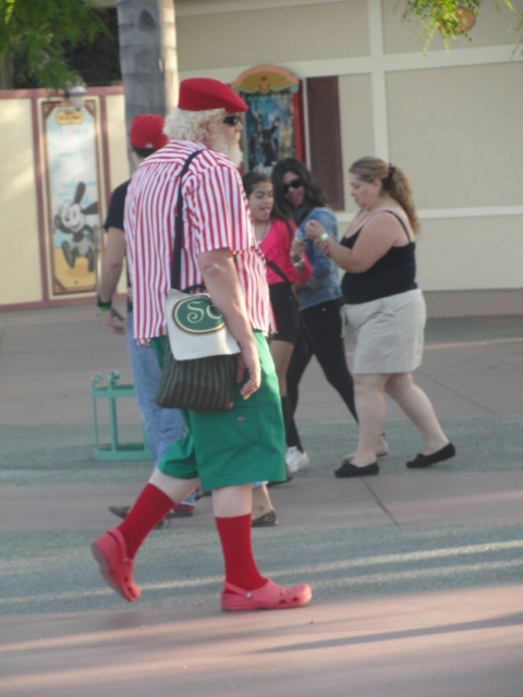 Santa on vacation