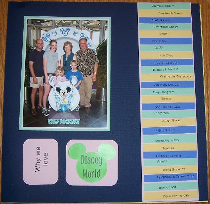 Scrapbook Title Page