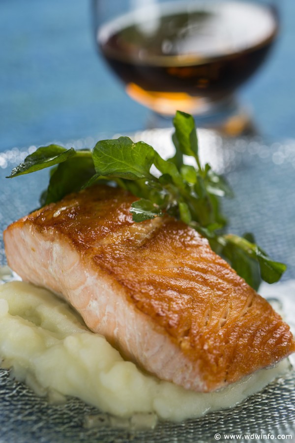 Seared Scottish Salmon with Cauliflower Puree