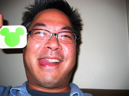 self pic w/ lime green