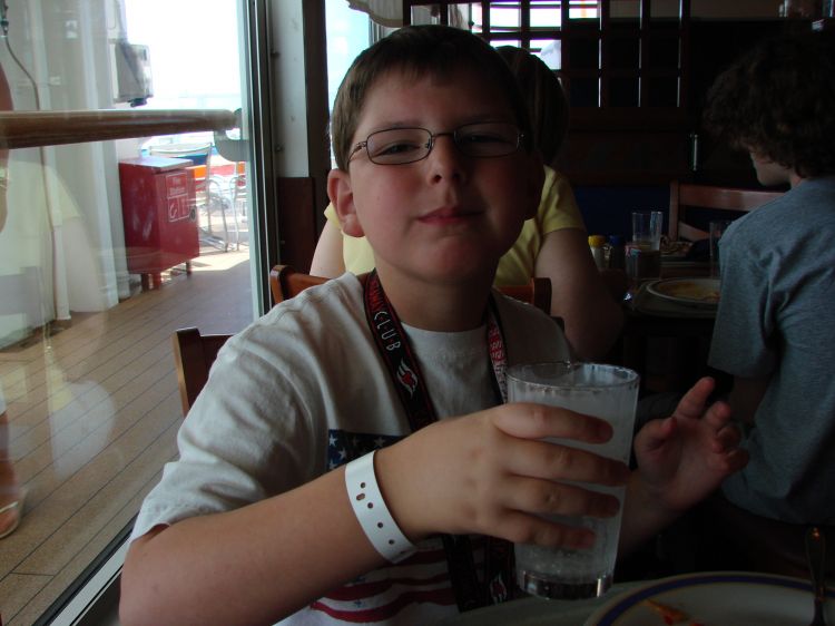 Shane at lunch.