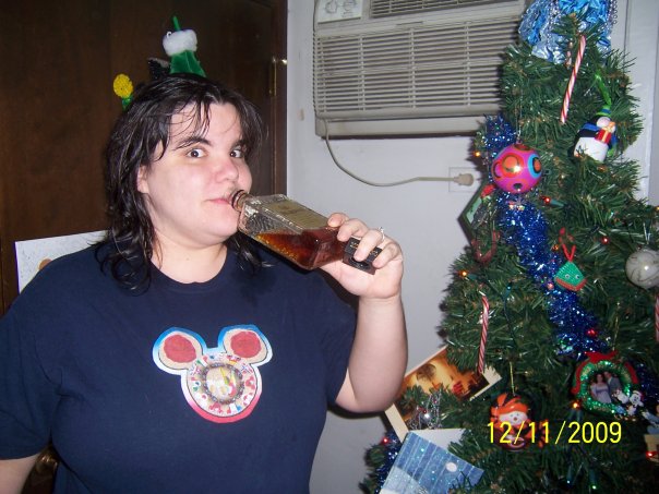 Shannan_drinking_around_the_tree