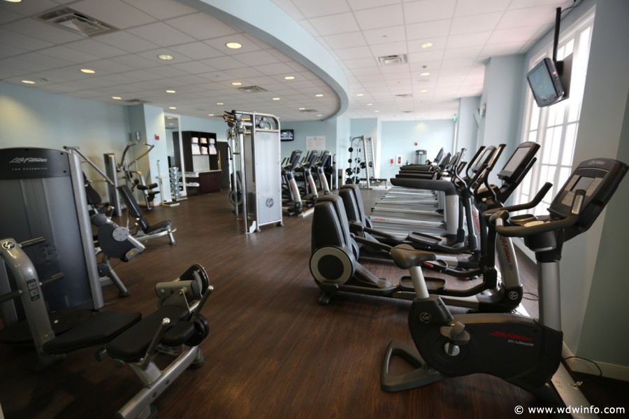 disney yacht and beach club gym