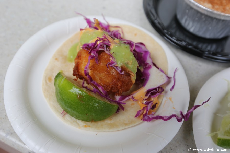 Shrimp Taco with Purple Cabbage