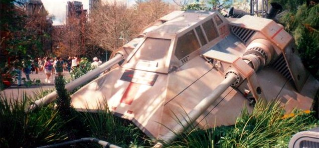 Snow Speeder from "The Empire Strikes Back."