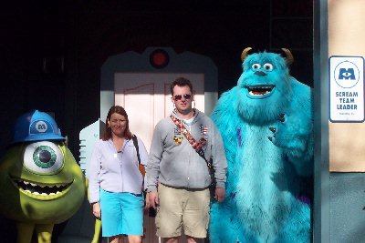 Some monsters with Mike & Sully !!