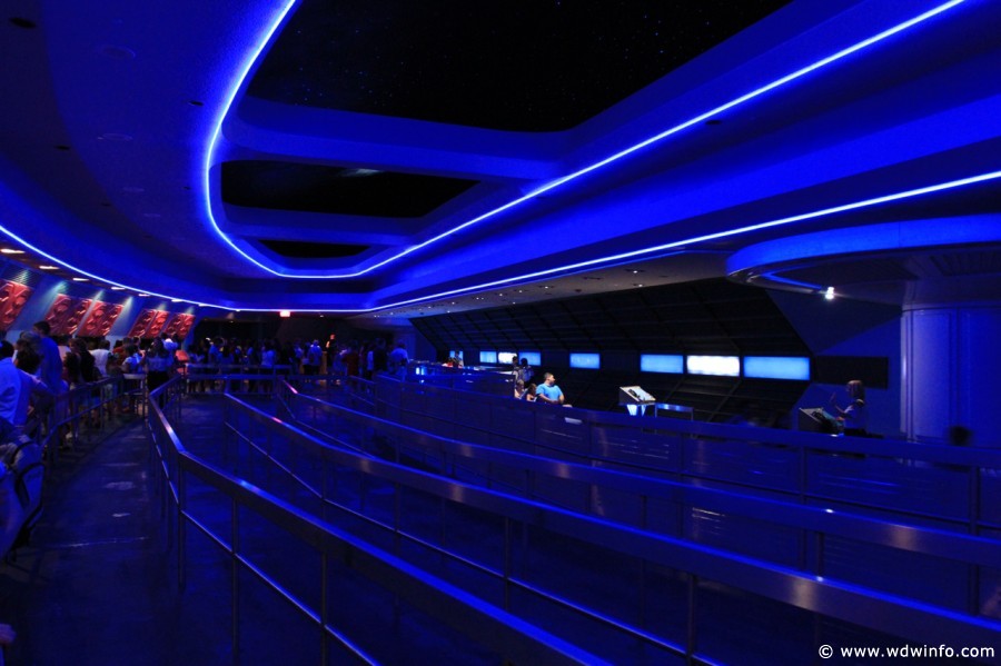 Space Mountain queue