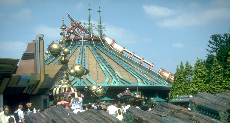 Space Mountain at Disneyland Paris