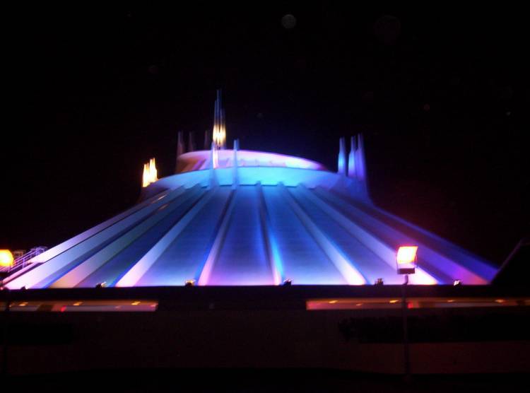 Space Mountain Evening