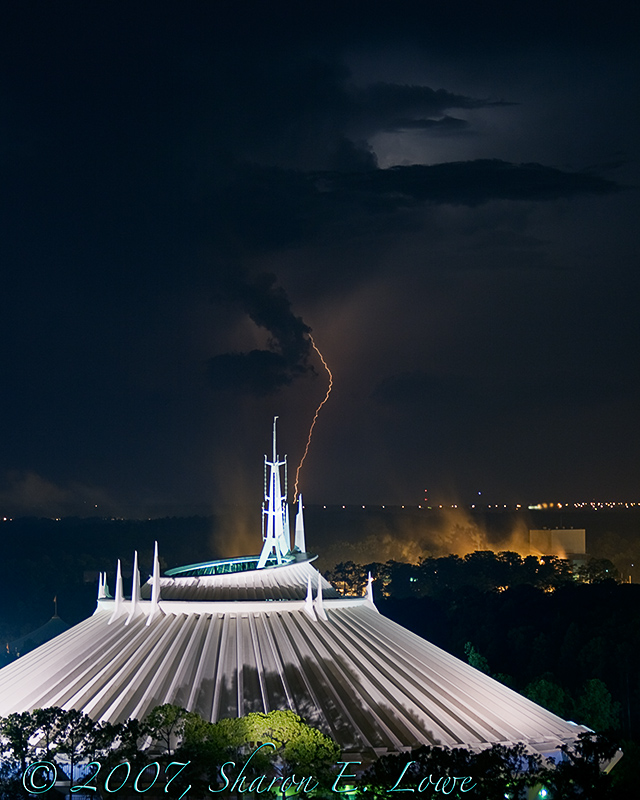 Space Mountain Lightning