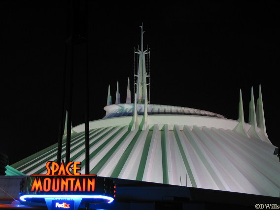 Space Mountain up close