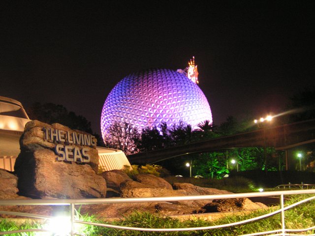 Spaceship Earth near Living Seas