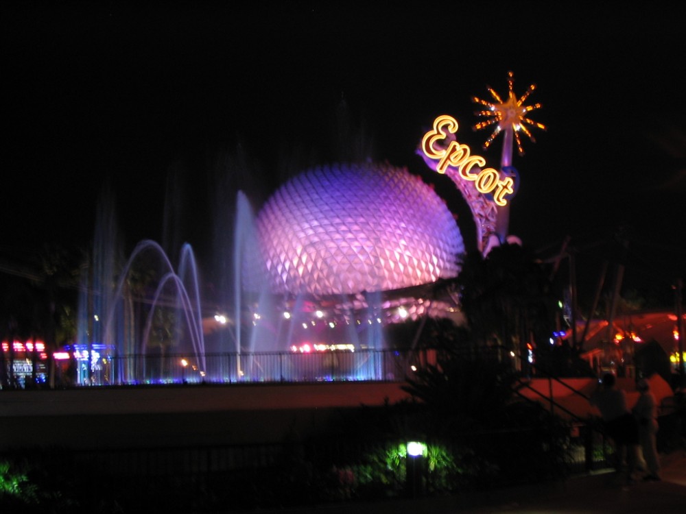 Spaceship Earth Nightshot