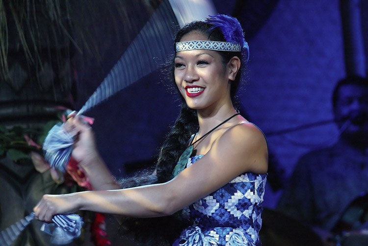 Spirit of Aloha show - twirlers