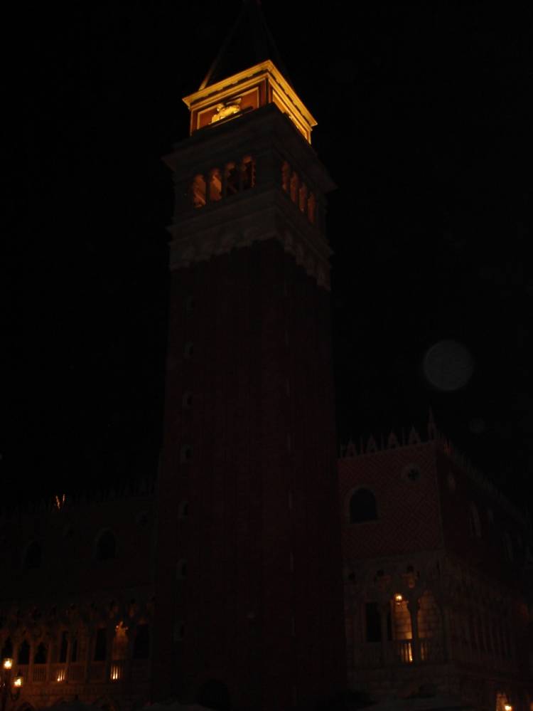 St. Mark's Bell Tower at night