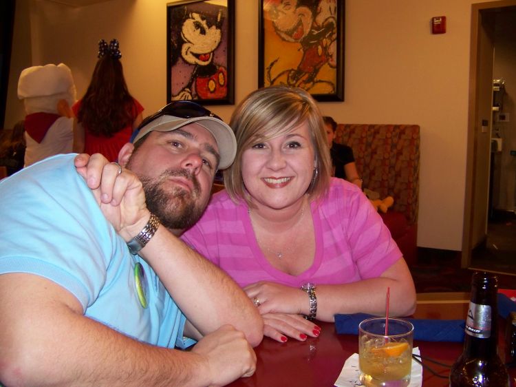 Stacey & Bryan at Chef Mickey's