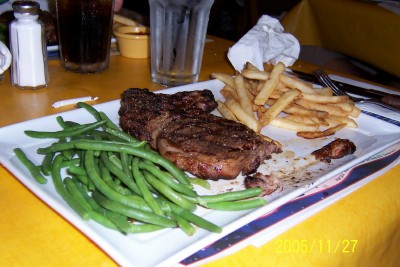 Steak at Planet Hollywood