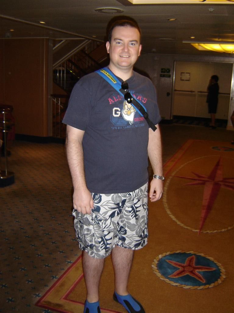 Steve ready for Castaway Cay