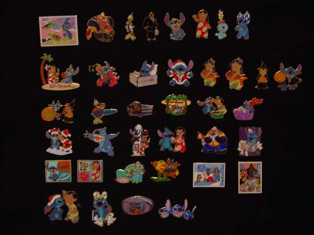 Stitch Pins on the Wall (before)