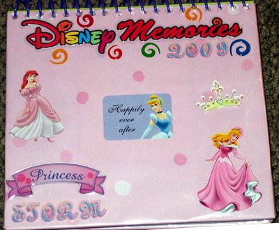 Storm's Autograph book - front