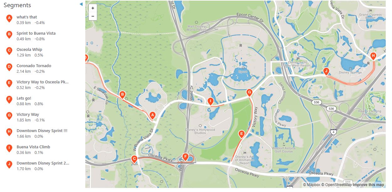 Strava - Epcot