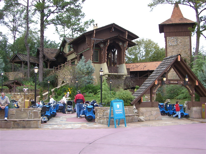 Stroller Parking near "Little World"