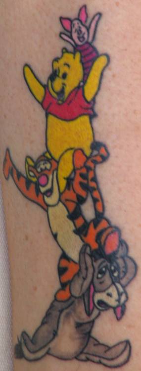 Sue's Pooh tattoo