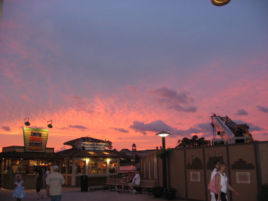 Sunset at DTD