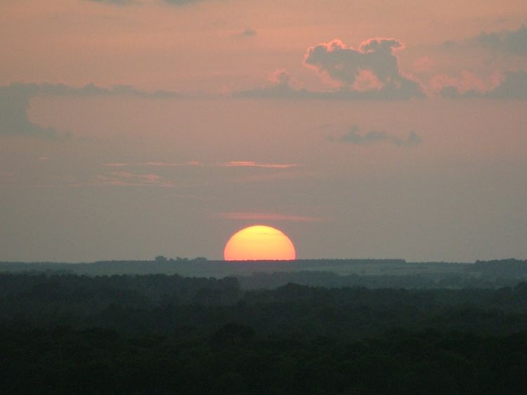 Sunset from the Top of the World Lounge