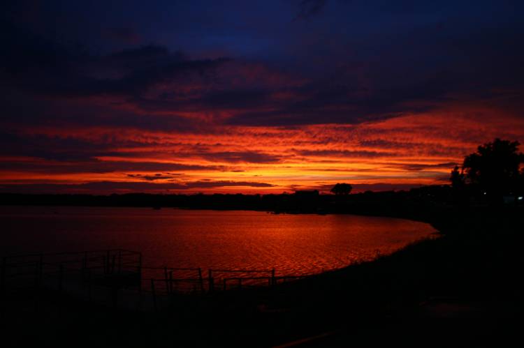 Sunset in LaPorte Indiana