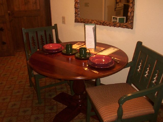 table & chairs