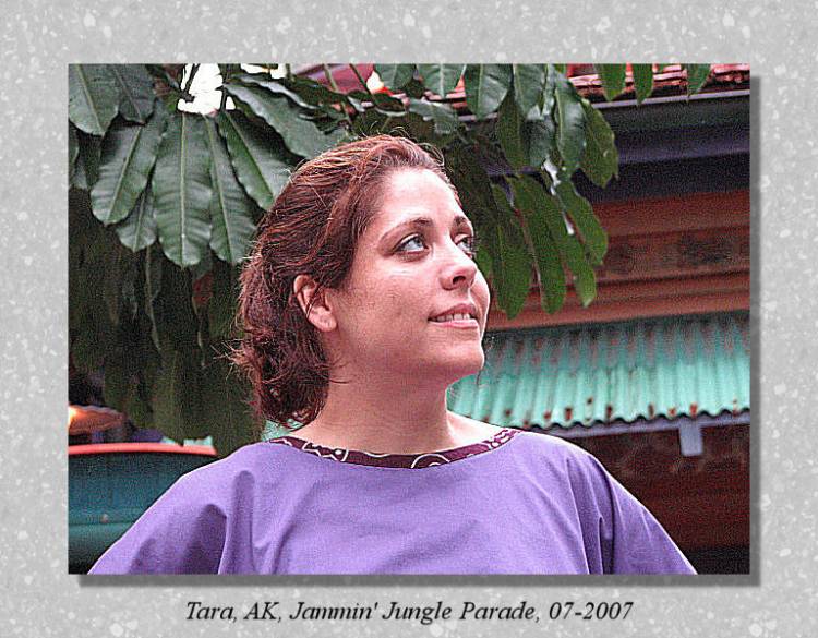 Tara at Jammin' Jungle Parade, AK