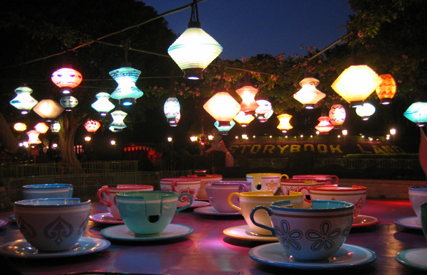 Teacups at Night