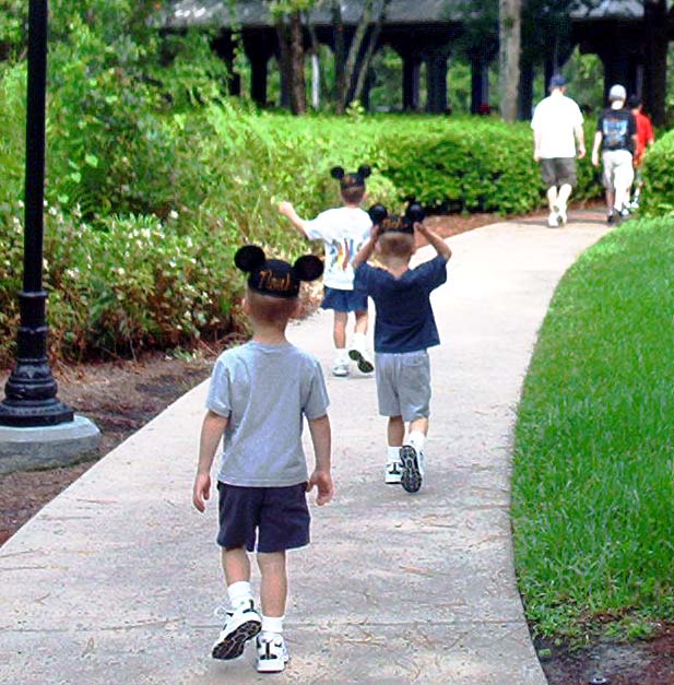 The Boys off to the bus.