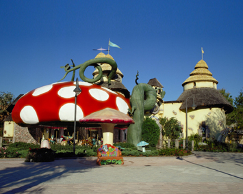 The carousel with Castle of Miracles at Give Kids the World