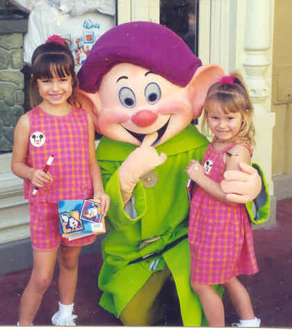The girls & dopey in 1999