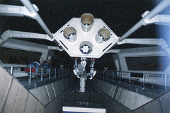 The Lifthill inside Space Mountain