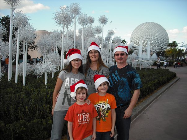 The Oliver Family during the Holidays 2008