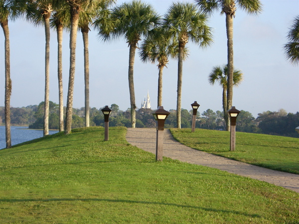The point looking toward Cinderella's Castle