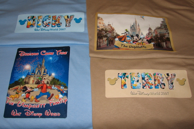 The Umphletts' T-shirts