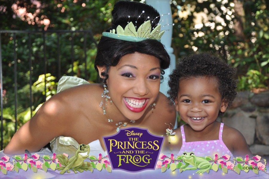 Tiana & Layna on the Magic Kingdom's 40th Birthday