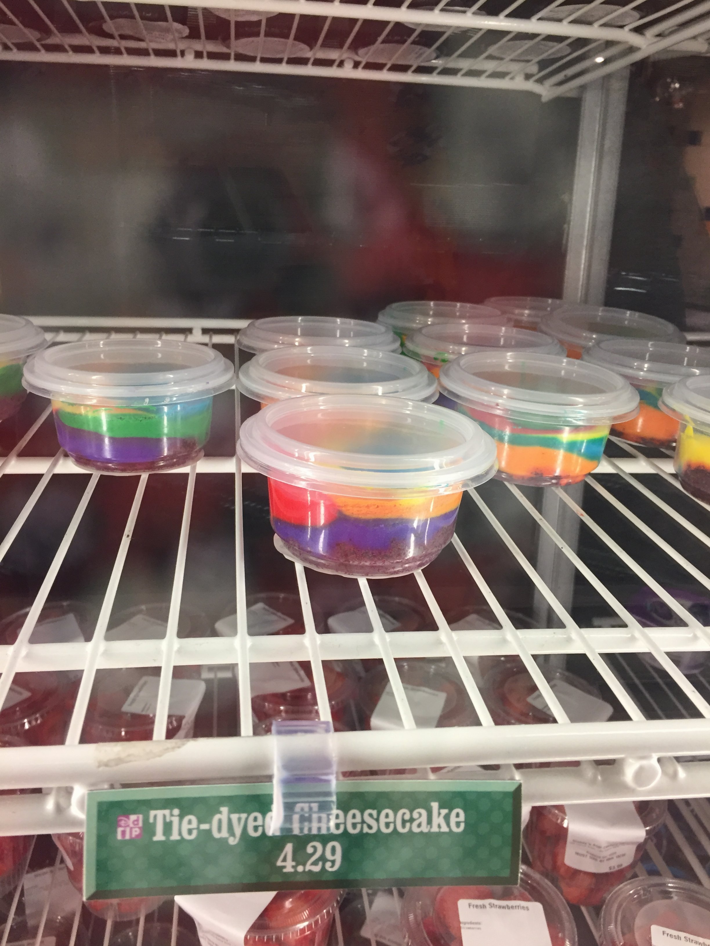 Tie dye cheesecake at Pop