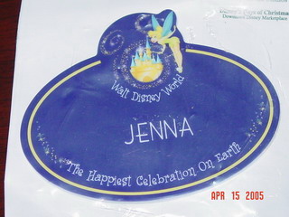 Tinkerbell GOH badge