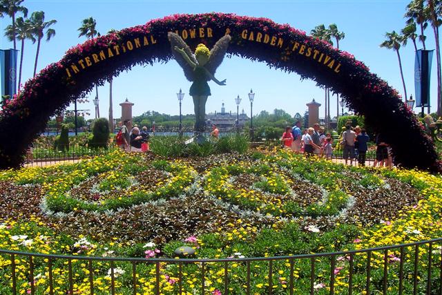 Tinkerbell topiary.