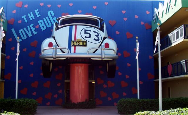 Tle Love Bug icon at ASM - rear.