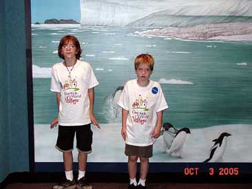 Told them to act like penguins.